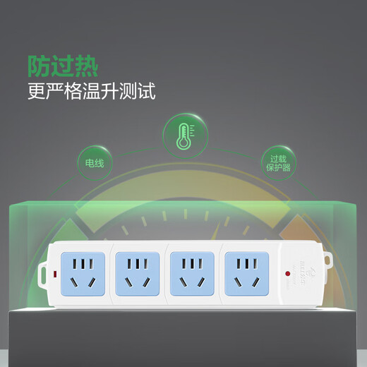 公牛（BULL） 插座新国标/插排/无线/自行接线/无插头无电源线 【4位无开关无线】（新国标防过载）GN-414