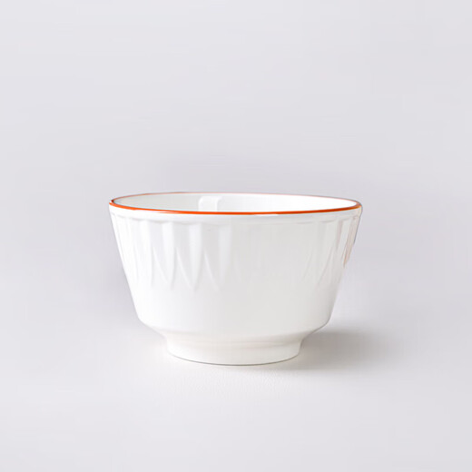4.5-inch willow leaf series rice bowl household beautiful ceramic tableware small bowl rice bowl Chinese style ceramic tableware 4 willow leaf 4.5-inch bowls