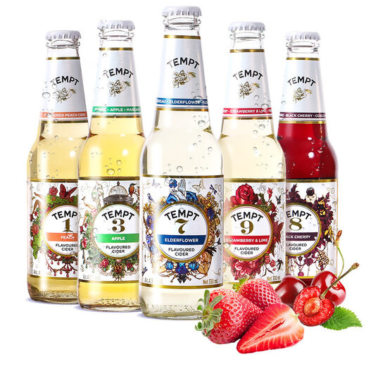 
TEMPT Temptation No. 8 Cherry MSG Craft Beer Xida Little Wine and Fruit Beer 330ml Bottle No. 13789 + [Send threaded cup] 1 bottle