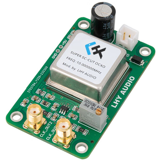 Tigerfish audio square wave 10MHz 25MHz frequency two-channel output OCXO constant temperature crystal oscillator clock board upgrade two independent 10MHz_fixed frequency
