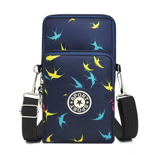 New multi-purpose large-capacity shopping bag, sports arm bag, mobile phone bag, shoulder crossbody bag, mobile phone bag, wrist bag for women, black