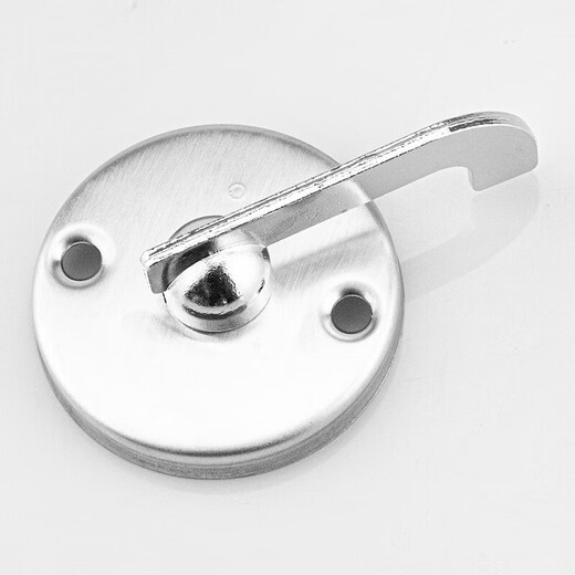 Hesdig JG-1917 stainless steel partition lock toilet door lock partition door buckle with unmanned indicator lock public toilet hardware accessories A type flat door lock (3 sets/piece) Jingcang flash delivery