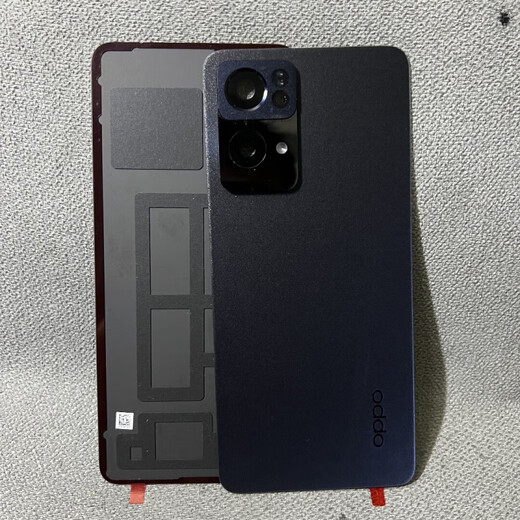 Suitable for 7 original factory disassembly 6 back cover 5 original glass back shell frosted 9 mobile phone battery cover reno7 Starry Night Black without frame 9 disassembly