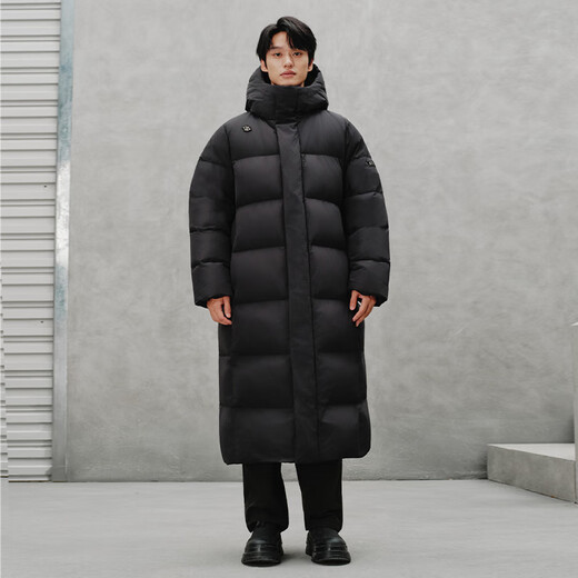 Made in Tokyo 25 winter sports cold-proof MAX long down jacket three-proof warm men's and women's down jacket black L