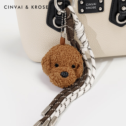 CinvaiKrose light luxury handbag bag women's bag 2025 new high-end bucket bag one-shoulder crossbody bag birthday Christmas gift white and black [gifts to girlfriend, wife and girls are heartfelt and practical]