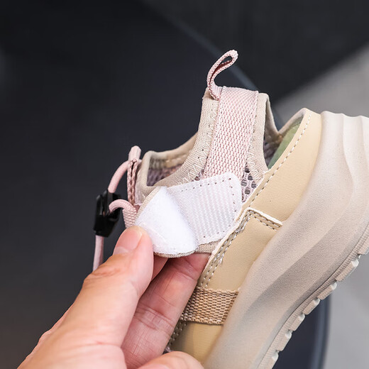 2025 Summer New Style Hollow Breathable Mesh Children's Sandals Girls Light Casual Shoes Upgraded Version Purple 12 Size 34 Inner Length 21.7CM