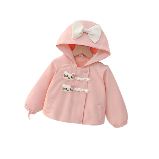 G.DUCKKIDS little yellow duck children's clothing children's coat girls spring and autumn new one-year-old baby clothes cartoon little girl windproof jacket yellow 90 (recommended height 80-90 1 year old - 2 years old)