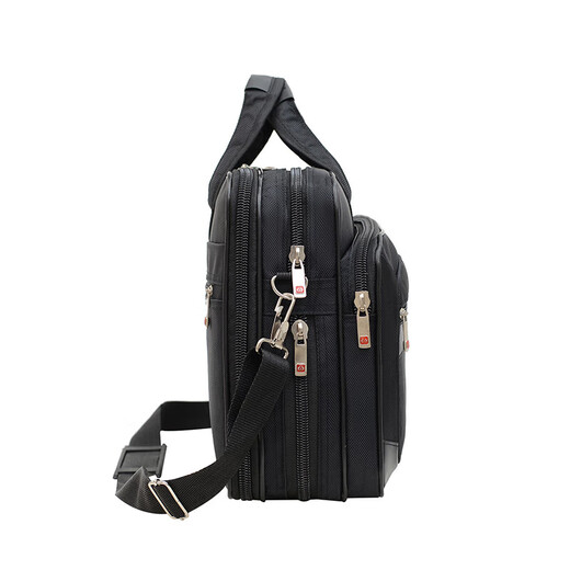 Classic Oxford cloth computer bag, notebook bag, business handbag, men's shoulder bag, crossbody bag, white collar briefcase, style 2, one size fits all