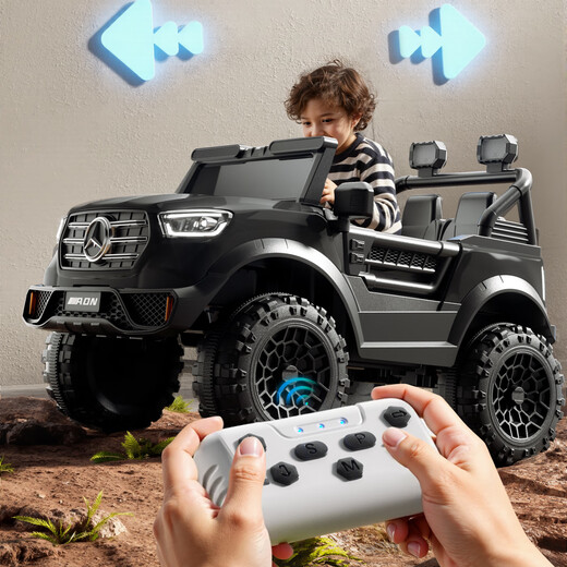 Little Jelly Children's Electric Car Mercedes-Benz Big G Toy Car 1-3 Years Old Four-wheel Drive Parent-Child Car Adults Can Sitting and Remote Control Standard White Dual Electric Dual Drive 12V + Remote Control + Swing + Bluetooth + Shock Absorber + Music Remote Control + Swing + Bluetooth + Shock Absorber + Music
