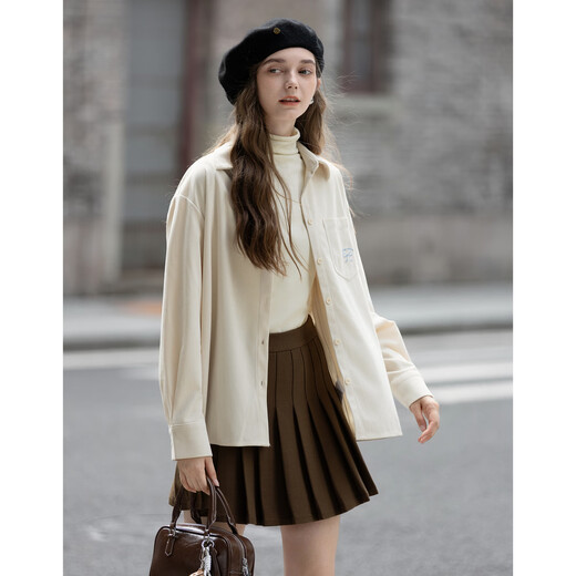 TonLion 2025 Autumn Women’s Sweet Small Label Design Long Sleeve Shirt