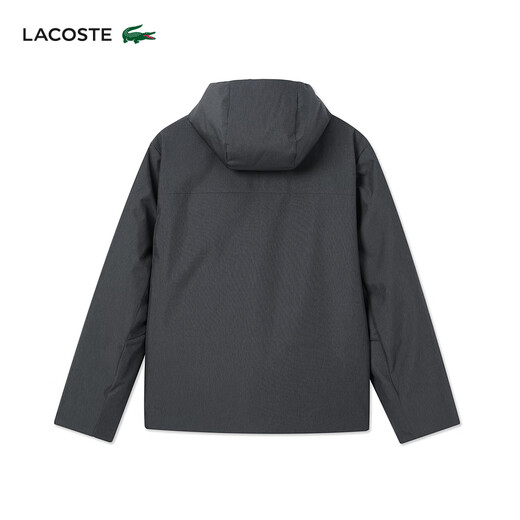 LACOSTE French Crocodile Men's 25 Autumn New Simple Thick Hooded Cotton Jacket | BH2552 050/Dark Gray M /L 52