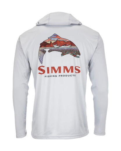 
SIMMS new summer cool fishing suit long-sleeved hooded ice silk breathable quick-drying road sun protection suit SolarVentHoody13658-2 new style L