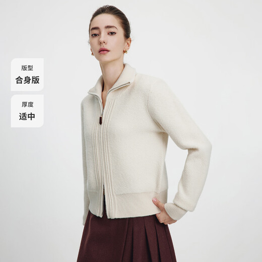 Navigare Italian dinghy 25 autumn and winter women's wool sweater full wool cardigan casual sweater jacket 2334095508