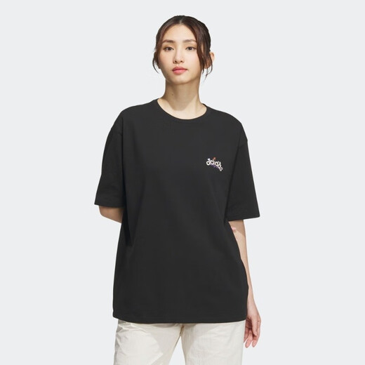 Adidas Clover Frauenstoff Neue Sportbekleidung atmungsaktive halbe Ärmeln Kurzschleife T-Shirt DW3892 IK8635 S 34