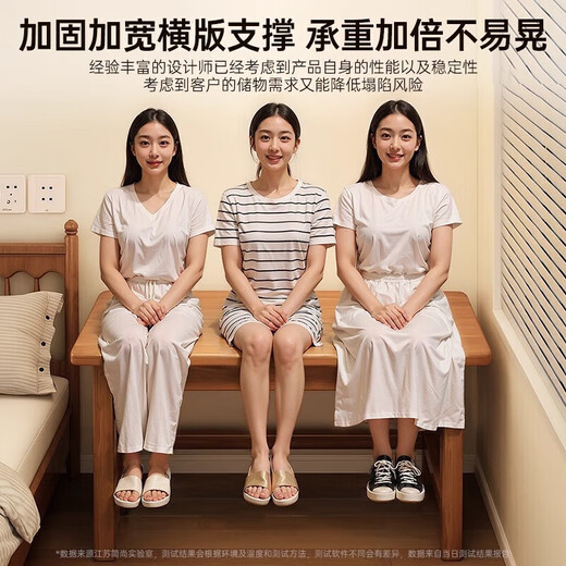 All solid wood home desk, student study desk, bedroom wall computer desk, small apartment simple desk, imported pine wood - single table, solid wood color 80CM, door-to-door delivery