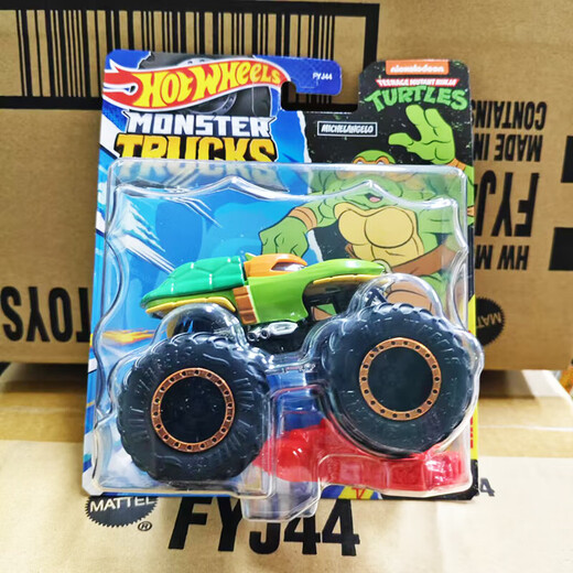 POWER WHEELS Hot Wheels (HOT WHEELS) Mattel Wild Big Truck Children's Toy Car Alloy Monster Car Off-Road 3A Toilet Truck
