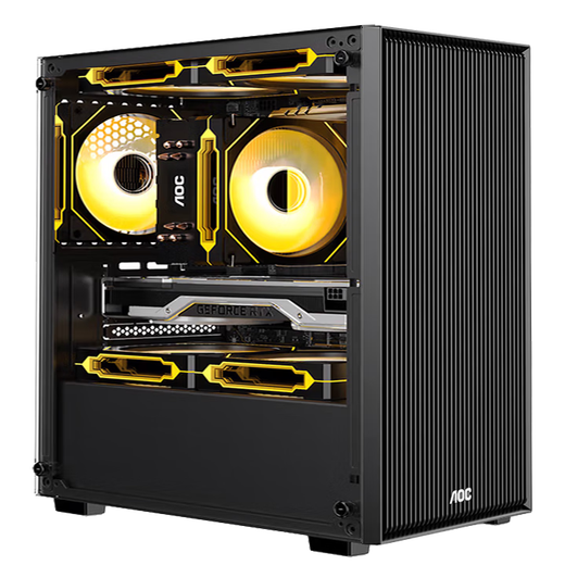 Navigator/AOC i5 13400F liter 14400F/RTX5060/304060 water-cooled game chicken office desktop computer host complete set DIY assembly computer complete set six i5 14400F丨16G丨3060Ti 8G