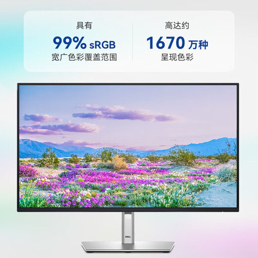 Dell (DELL) P2425D 23.8-inch 2K high-definition display IPS screen 100HZ Hardware anti-blue light Rotate and lift without screen flicker Support wall-mounted P2423D upgraded version P2425D 100HZ (HDMI+dp) 3-year warranty