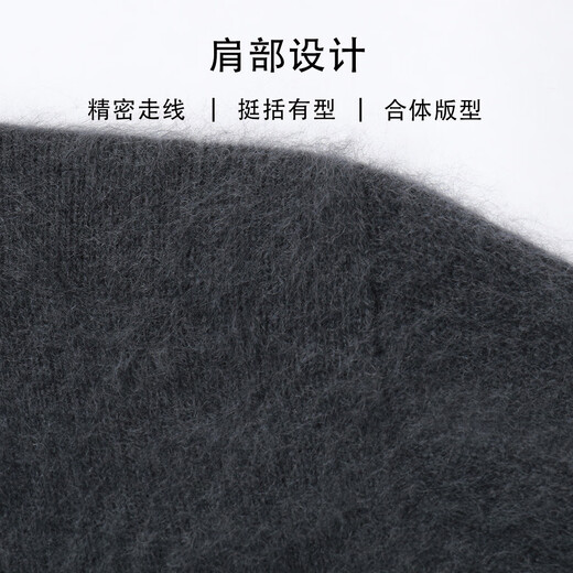 Snow Flying (SNOWFLYING) Brushed Cardigan Women's Cashmere Autumn and Winter New Women's Long-Sleeved Sweater Solid Color V-Neck Bottoming Cardigan