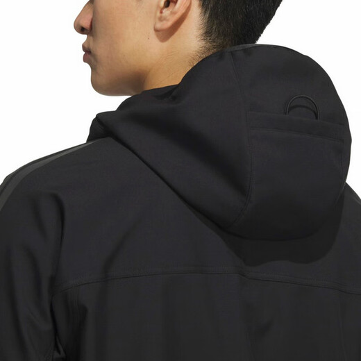 Adidas men's fashion versatile sports casual woven jacket KA1307 black 2XL