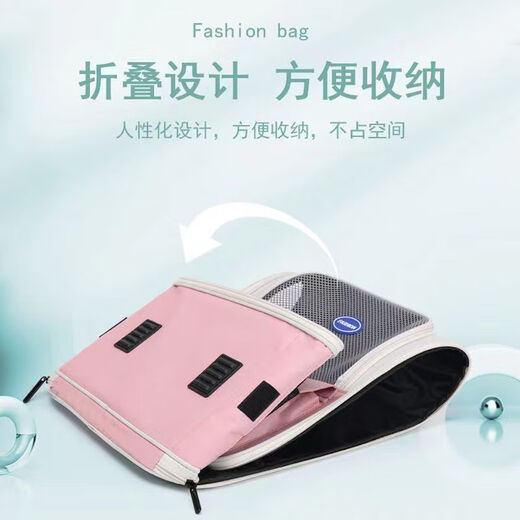 OYKTN Katzentasche zum Ausgehen, tragbarer Haustier-Rucksack, Rucksack, Schultasche, für alle Jahreszeiten, Anti-Stress, tragbar, atmungsaktiv, für Katzenausflüge, Nude Pink