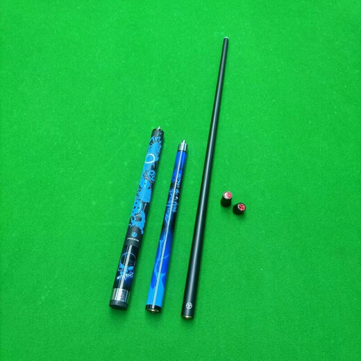 Yueni Leopard 3142 Jaguar billiard cue three-in-one three-jump one-piece kick-off jump stick explosive cue black technology ash small steel cannon (rush jump one-piece) rod barrel set