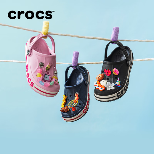 CROCS Crocs Baya Crocban Children's Crocs Beach Shoes Boys and Girls Baotou Slippers/207018/207019 Ballet Pink/Candy Pink-6TG 34 (205mm)