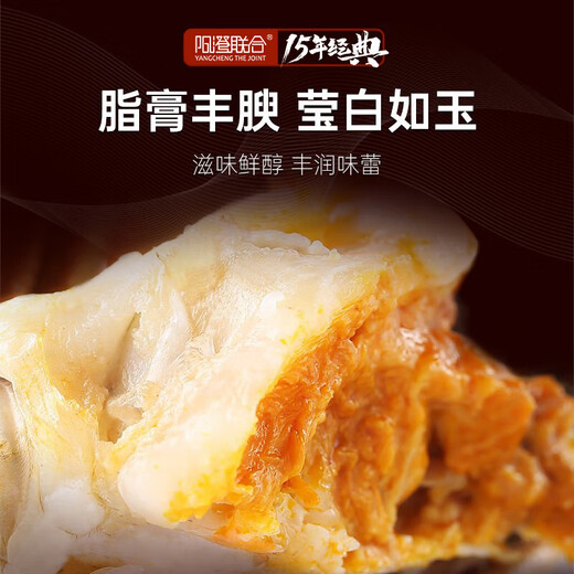 Live Crab Yangcheng United Fresh Hairy Crab Male 4.5-4.8 Female 3.5-3.8 Liang 4 Pairs 8 Crabs Seafood Gift Box