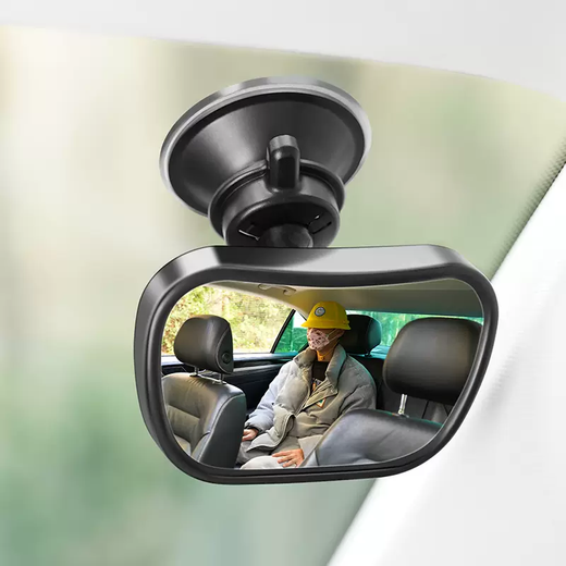 Yusenyi car baby viewing mirror car safety seat rearview mirror with car rear blind spot assist standard clip + suction cup type