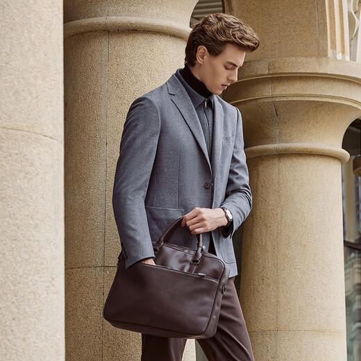 Youngor 2025 new suit men's high-quality wool comfortable and crisp light gray 170/92A