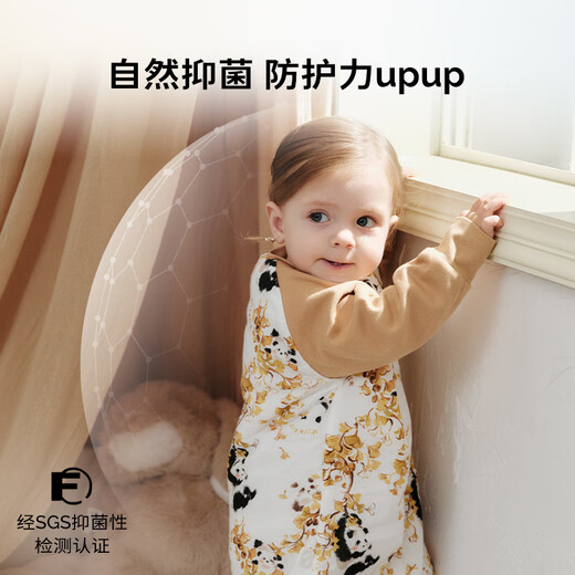 Cutelife Light Feather Baby Bamboo Cotton Quilted Sleeping Bag Autumn and Winter Children Baby Gauze Anti-kick Quilt Warm Belly Protector Category A New Product Rolling Snow Thin Quilt Room Temperature 18-22 Degrees 110 Size/Height 105-115cm 4-5.5 Years Old