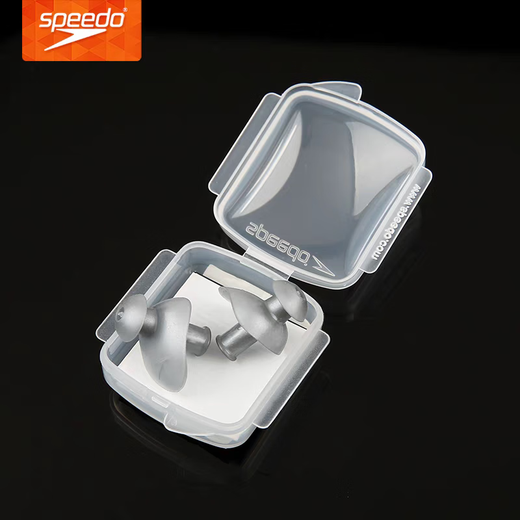 SpeedoSpeedoSpeedo silicone earplugs nose clip swimming accessories professional non-slip soft waterproof comfortable sound transparent lake blue