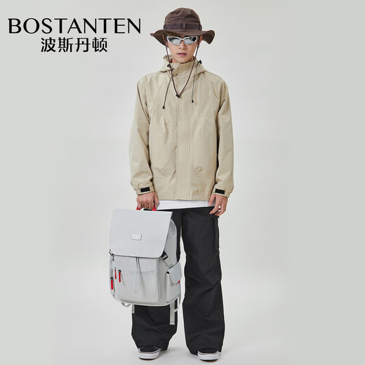 BOSTANTEN Men's Backpack Student College School Bag Trendy Business Travel Backpack Large Capacity 16-inch Laptop Bag