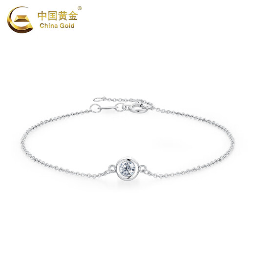 CHINA GOLD PT950 Platinum Bubble Bracelet Women's New Platinum Bracelet Valentine's Day Birthday Gift for Girlfriend and Wife Platinum Bubble Bracelet About 1.3g