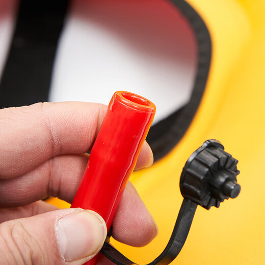 Lesanhao automatic inflatable life-saving belt fishing portable life-saving equipment life buoy life jacket inflatable life-saving airbag floating adult anti-drowning red automatic model