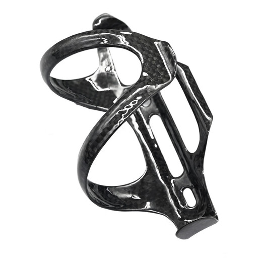 He Jiagong Bicycle Water Bottle Rack Mountain Road Bike Universal Carbon Fiber Cycling Bicycle Water Bottle Rack Water Cup Bracket Free Black Side Pull 3K Bright Screws