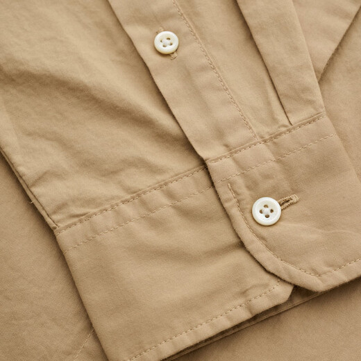 HAZZYS Women's Clothing Autumn Women's Elegant Casual Loose Long-Sleeved Shirt Women ASCSK1CCK09 Beige BI XL (170/92A 42)