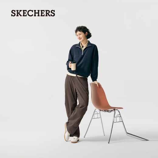 Skechers velvet flash pants | Autumn and winter new style paratrooper pants for men and women, warm casual pants, sweatpants, fashionable wide-leg pants