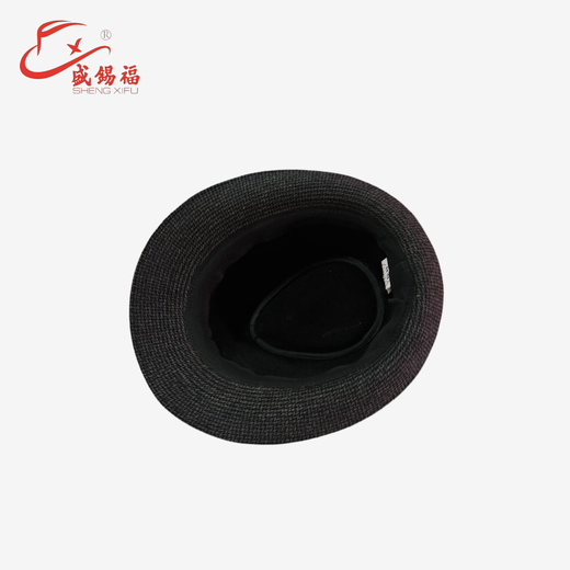 Sheng Xifu Hat Sun Shade British Gentleman Classic Design Solid Color Warm Woolen Hat Gray M (58-59CM)