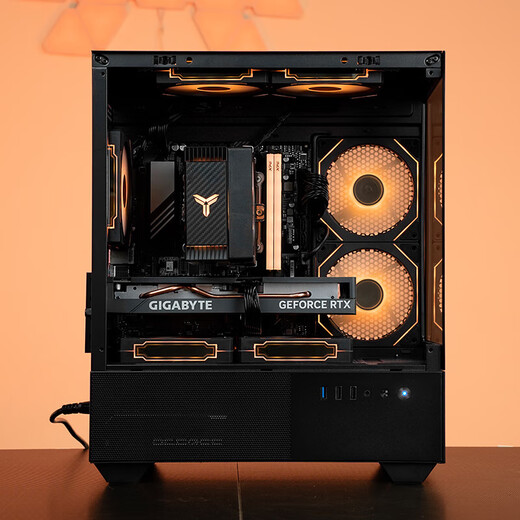 AMD Ryzen R5 9500F/7500F/9600X assembled computer RTX5070/9070GRE/RTX5060Ti/9060XT black diy game console 5 R5 9600X丨RTX5060