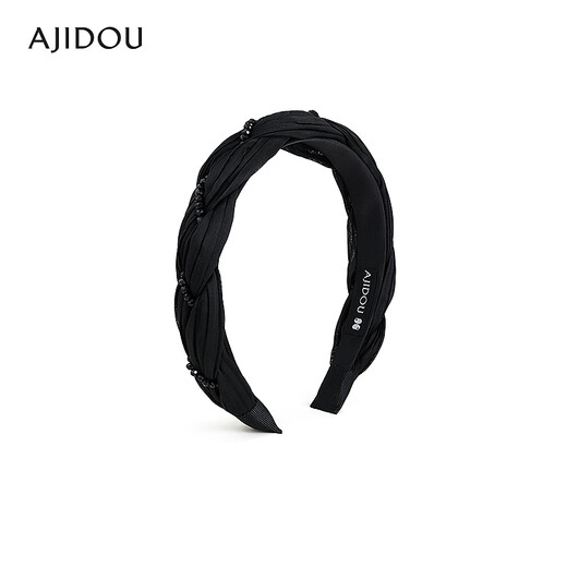 AJIDOU Ajidou hair accessories women's black fashion headband fabric hair accessories high skull headband black 1 piece