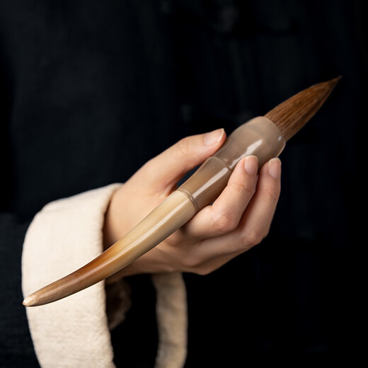 Huying high-end brush, high-end authentic wolf hair brush, special brush for calligraphy, high-end brush, Shanlian Hu brush, high-end brush, professional grade, bosom friend, single wolf hair