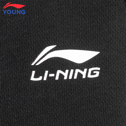 李宁女童加绒裤子2025秋冬季新款长裤棉质亲肤灰色休闲裤女大童运动裤 黑色【加绒款】 160 cm