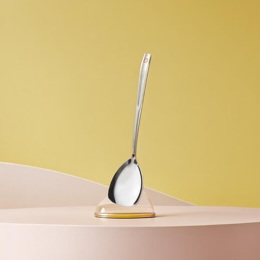 Food grade 304 stainless steel spatula, household cooking spatula, frying spoon, kitchen utensils, one-piece thickened iron pot, 304 stainless steel large spatula