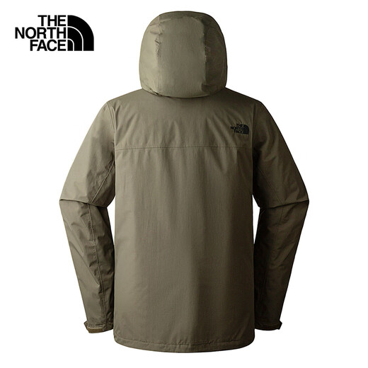 The North Face functional three-in-one men's windproof and waterproof jacket 550 fluffy goose down inner liner 25 autumn and winter new | 81QS 21L/green XL/180