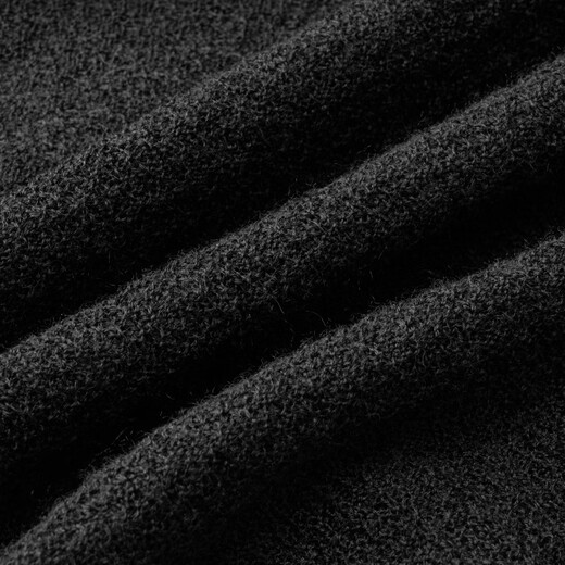 SIQIYOUNG Artist Series-Wool blended cardigan, asymmetrical design, slim, luxurious and slim, milk tea color S