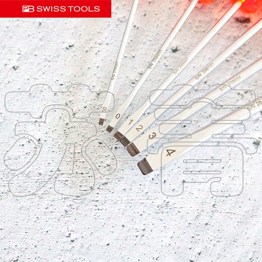 Serijia Swiss original classic high-hardness slotted screwdriver PB 100 series 100.8-220 (16mm*220)