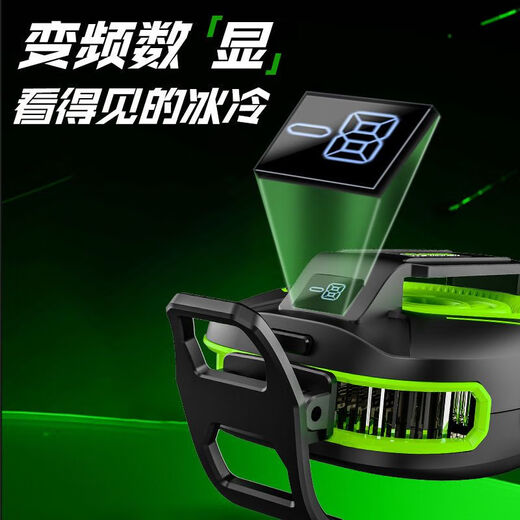 Beiya Ice Blade mobile phone radiator icing wireless rechargeable cooling artifact semiconductor refrigeration back clip silent single radiator without battery 丨 suitable for home plug-in use icing version 丨 rechargeable dual-use model 丨 Ai intelligent temperature control