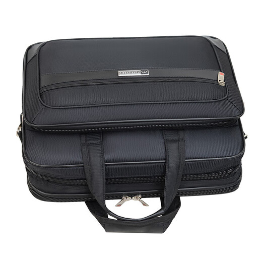 Classic Oxford cloth computer bag, notebook bag, business handbag, men's shoulder bag, crossbody bag, white collar briefcase, style 2, one size fits all