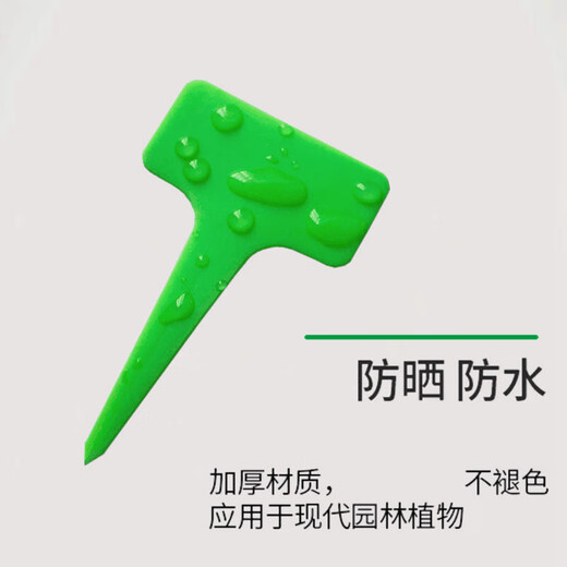 Gardening succulent label gardening plant flower name flower pot plastic label waterproof small insert succulent pot white 100 sheets free waterproof pen